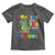 100 Days Of School Dinosaur Toddler T Shirt Trex Dino Skateboard Skateboarding Boys Roaring Into 100th Day