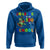 Funny Dinosaur Trex Roaring Into 100 Days Of School Hoodie