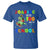 Funny Dinosaur Trex Roaring Into 100 Days Of School T Shirt - Wonder Print Shop