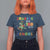 Funny Dinosaur Trex Roaring Into 100 Days Of School T Shirt For Women - Wonder Print Shop