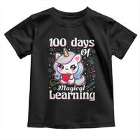 100th Day Of School Unicorn Girls Toddler T Shirt Magical Learning