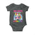 100 Days Of School Baby Onesie Rainbow Dabbing Unicorn Magic Learning Girls Gift