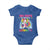 100 Days Of School Baby Onesie Rainbow Dabbing Unicorn Magic Learning Girls Gift