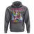 100 Days Of School Hoodie Rainbow Dabbing Unicorn Magic Learning Girls Gift