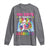100 Days Of School Long Sleeve Shirt Rainbow Dabbing Unicorn Magic Learning Girls Gift