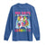 100 Days Of School Long Sleeve Shirt Rainbow Dabbing Unicorn Magic Learning Girls Gift