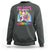 100 Days Of School Sweatshirt Rainbow Dabbing Unicorn Magic Learning Girls Gift - Wonder Print Shop