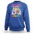 100 Days Of School Sweatshirt Rainbow Dabbing Unicorn Magic Learning Girls Gift - Wonder Print Shop