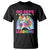 100 Days Of School T Shirt Rainbow Dabbing Unicorn Magic Learning Girls Gift - Wonder Print Shop