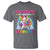 100 Days Of School T Shirt Rainbow Dabbing Unicorn Magic Learning Girls Gift - Wonder Print Shop