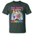 100 Days Of School T Shirt Rainbow Dabbing Unicorn Magic Learning Girls Gift - Wonder Print Shop