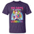 100 Days Of School T Shirt Rainbow Dabbing Unicorn Magic Learning Girls Gift - Wonder Print Shop