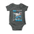 100 Days of School 100th Day Dinosaur Baby Onesie