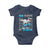 100 Days of School 100th Day Dinosaur Baby Onesie