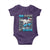 100 Days of School 100th Day Dinosaur Baby Onesie