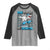 100 Days of School 100th Day Dinosaur Raglan Shirt