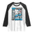 100 Days of School 100th Day Dinosaur Raglan Shirt