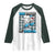 100 Days of School 100th Day Dinosaur Raglan Shirt