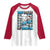 100 Days of School 100th Day Dinosaur Raglan Shirt