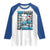 100 Days of School 100th Day Dinosaur Raglan Shirt