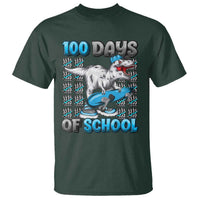 100 Days of School 100th Day Dinosaur T Shirt - Wonder Print Shop