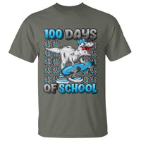 100 Days of School 100th Day Dinosaur T Shirt - Wonder Print Shop