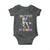 100 Days Of School Baby Onesie Funny Cool Dinosaur Trex 100 Days Smarter