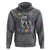 100 Days Of School Hoodie Funny Cool Dinosaur Trex 100 Days Smarter
