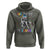 100 Days Of School Hoodie Funny Cool Dinosaur Trex 100 Days Smarter