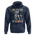 100 Days Of School Hoodie Funny Cool Dinosaur Trex 100 Days Smarter