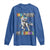 100 Days Of School Long Sleeve Shirt Funny Cool Dinosaur Trex 100 Days Smarter