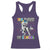 100 Days Of School Racerback Tank Top Funny Cool Dinosaur Trex 100 Days Smarter