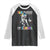 100 Days Of School Raglan Shirt Funny Cool Dinosaur Trex 100 Days Smarter