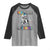 100 Days Of School Raglan Shirt Funny Cool Dinosaur Trex 100 Days Smarter