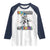 100 Days Of School Raglan Shirt Funny Cool Dinosaur Trex 100 Days Smarter