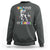 100 Days Of School Sweatshirt Funny Cool Dinosaur Trex 100 Days Smarter - Wonder Print Shop