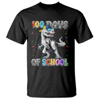 100 Days Of School T Shirt Funny Cool Dinosaur Trex 100 Days Smarter - Wonder Print Shop