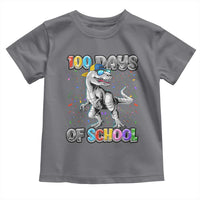 100 Days Of School Toddler T Shirt Funny Cool Dinosaur Trex 100 Days Smarter
