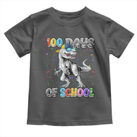 100 Days Of School Toddler T Shirt Funny Cool Dinosaur Trex 100 Days Smarter