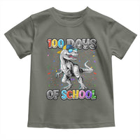 100 Days Of School Toddler T Shirt Funny Cool Dinosaur Trex 100 Days Smarter