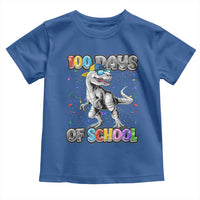 100 Days Of School Toddler T Shirt Funny Cool Dinosaur Trex 100 Days Smarter