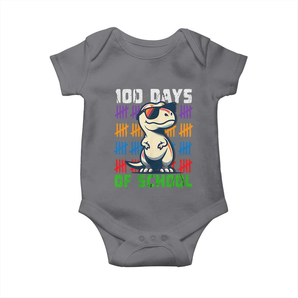 100 Days of School 100th Day Dino Baby Onesie