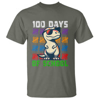 100 Days of School 100th Day Dino T Shirt - Wonder Print Shop