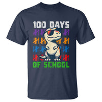 100 Days of School 100th Day Dino T Shirt - Wonder Print Shop