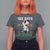 100 Days of School 100th Day Dino T Shirt For Women - Wonder Print Shop