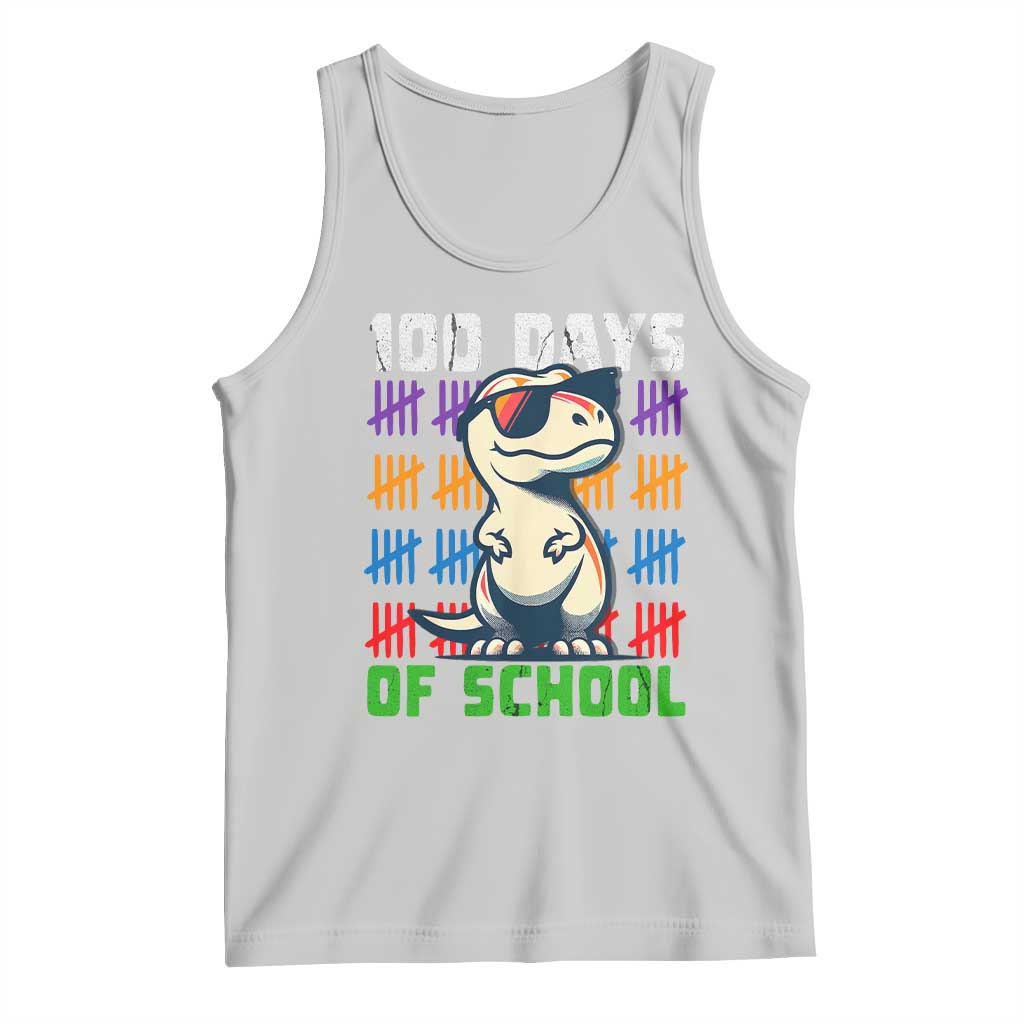 100 Days of School 100th Day Dino Tank Top