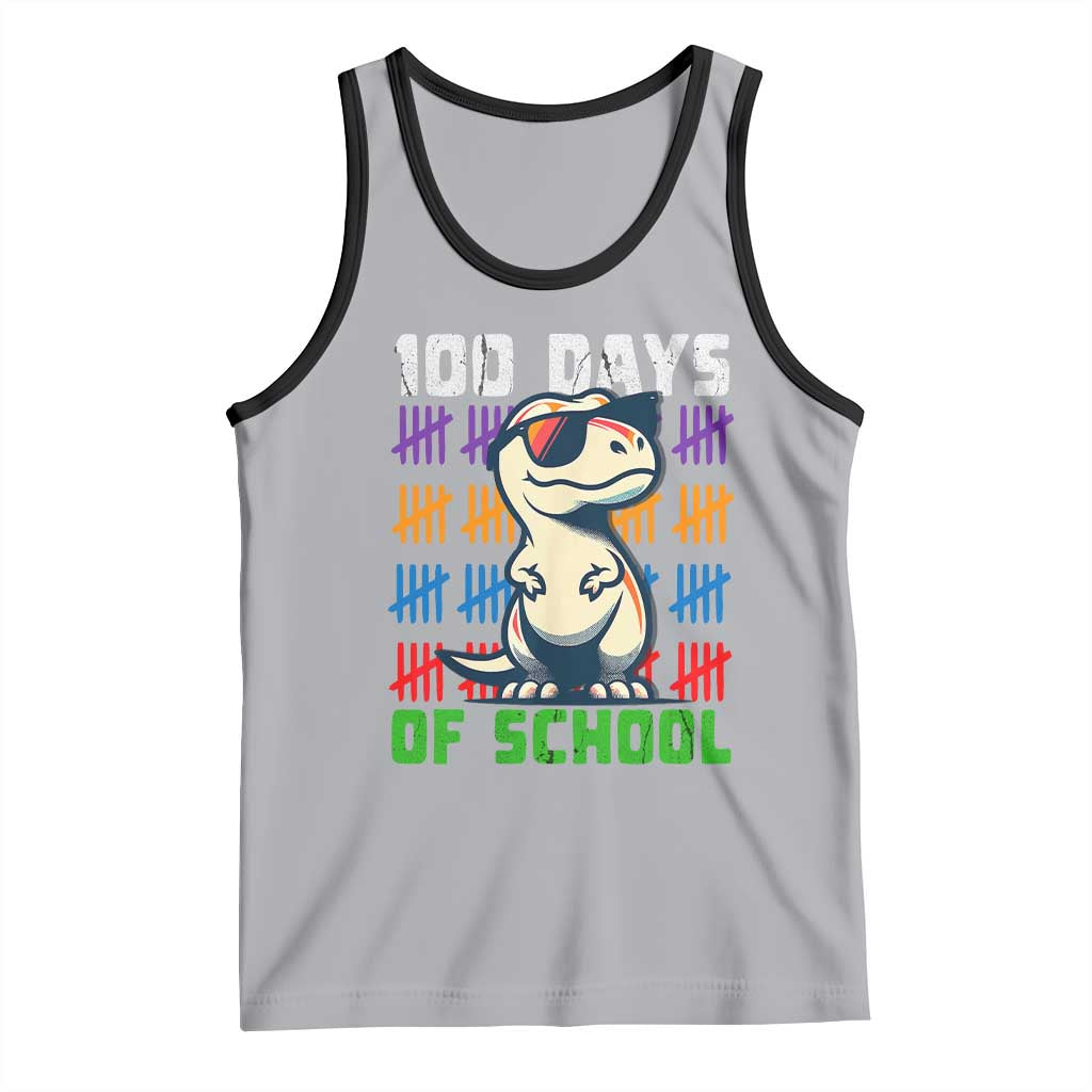 100 Days of School 100th Day Dino Tank Top
