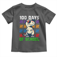 100 Days of School 100th Day Dino Toddler T Shirt