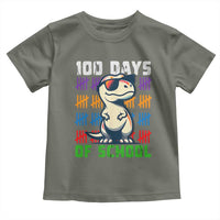 100 Days of School 100th Day Dino Toddler T Shirt