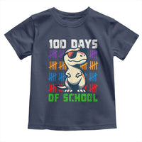 100 Days of School 100th Day Dino Toddler T Shirt